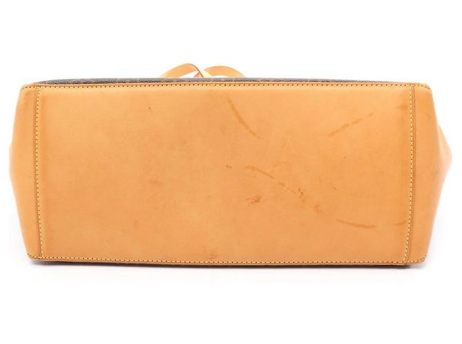 Borsa Cabas Louis Vuitton Cabas Mezzo Monogram Marrone - vista 7