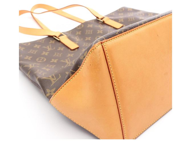 Borsa Cabas Louis Vuitton Cabas Mezzo Monogram Marrone - vista 9