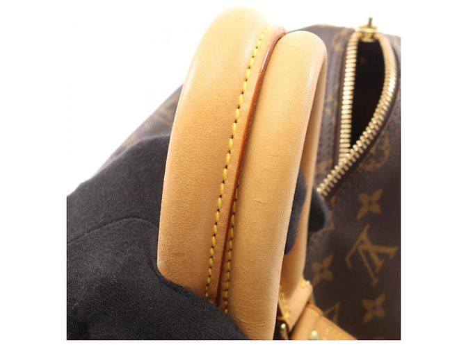 Louis Vuitton Keepall Bandoulière 50 Borsa Boston Marrone - vista 12