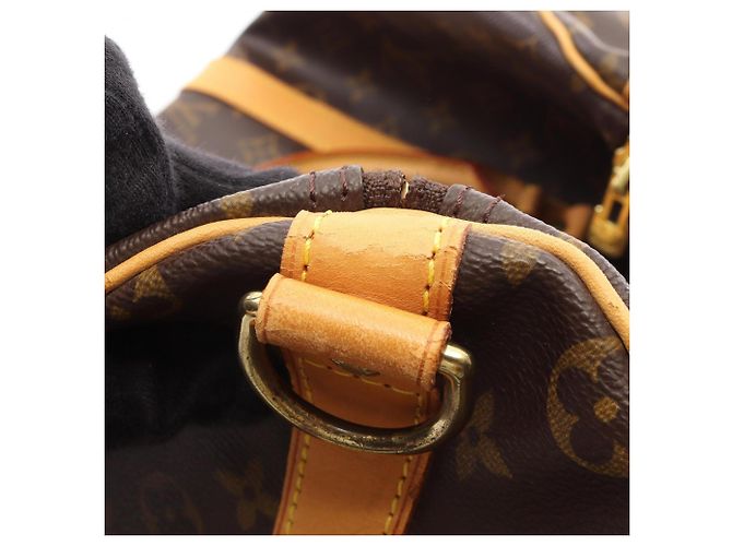 Louis Vuitton Keepall Bandoulière 50 Borsa Boston Marrone - vista 13