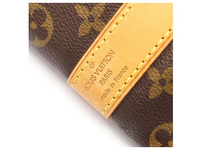 Louis Vuitton Keepall Bandoulière 50 Borsa Boston Marrone - vista 4