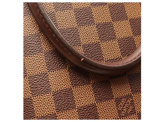 Louis Vuitton Sac Plat Damier Ebene Tote Bag Marrone - vista 11