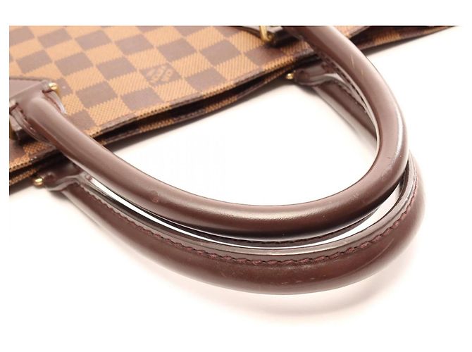 Louis Vuitton Sac Plat Damier Ebene Tote Bag Marrone - vista 13