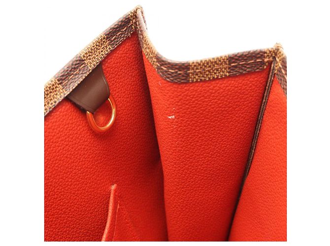 Louis Vuitton Sac Plat Damier Ebene Tote Bag Marrone - vista 6