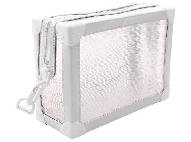 Borsa a tracolla Soft Trunk Louis Vuitton Bianco - vista 2