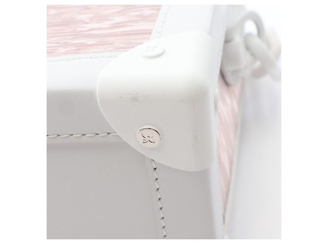 Borsa a tracolla Soft Trunk Louis Vuitton Bianco - vista 8
