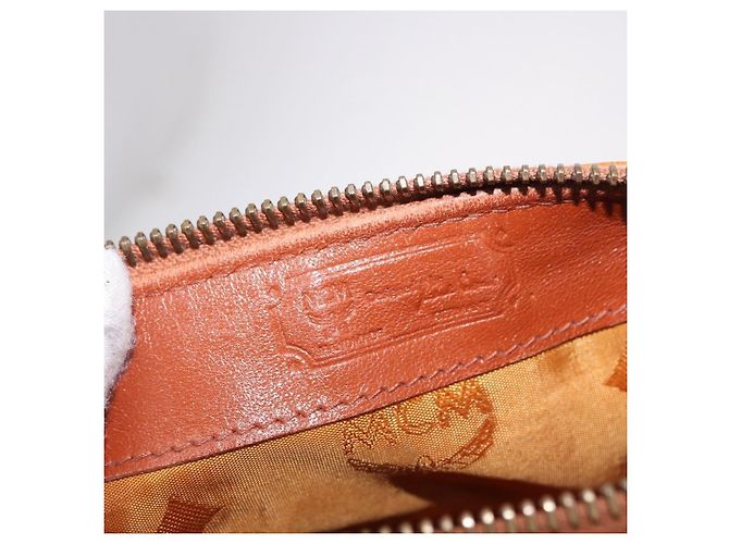 MCM Visetos logogramme Leather Marrone - vista 6