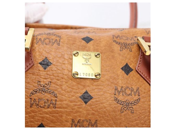 MCM Visetos logogramme Leather Braun - Ansicht 7
