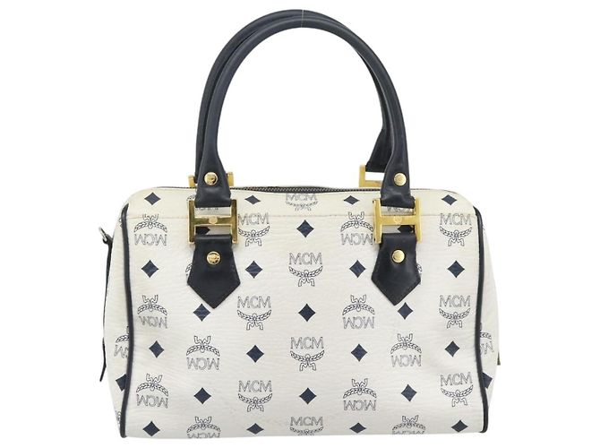 MCM Visetos logogramme Leather Weiß - Ansicht 2