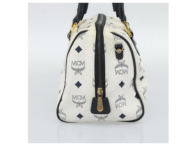 MCM Visetos logogramme Leather Weiß - Ansicht 3