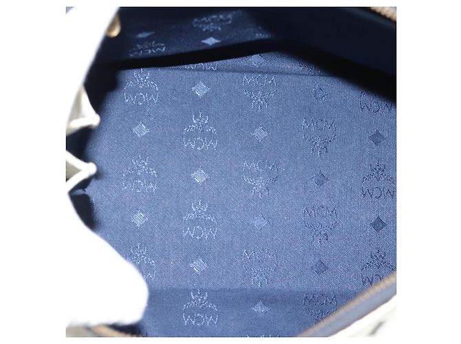 MCM Visetos logogramme Leather Weiß - Ansicht 5