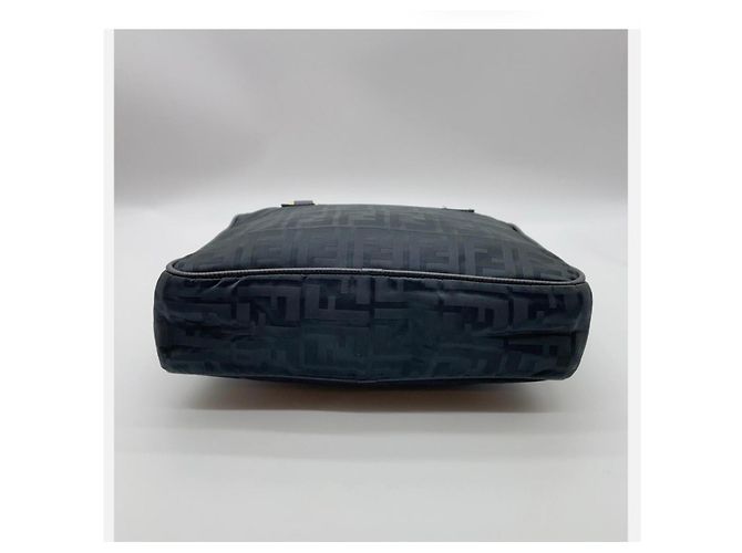 Borsa Fendi Zucca in tessuto nero - vista 8