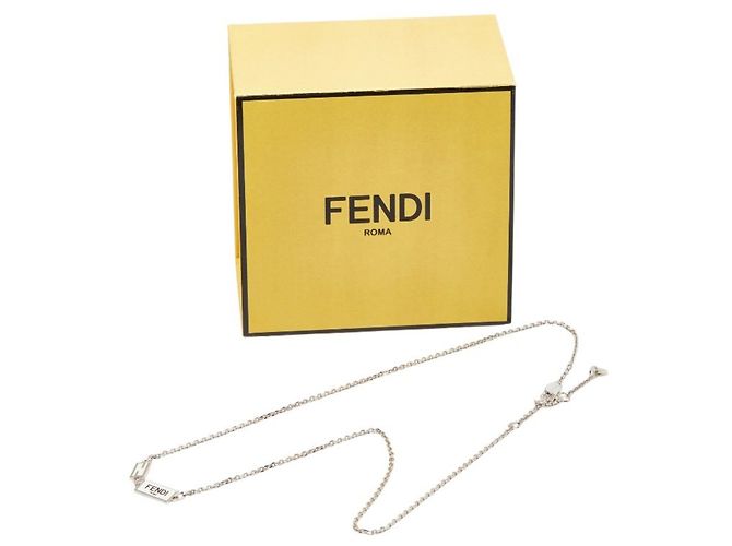 Fendi Logo Plate Halskette - Ansicht 9