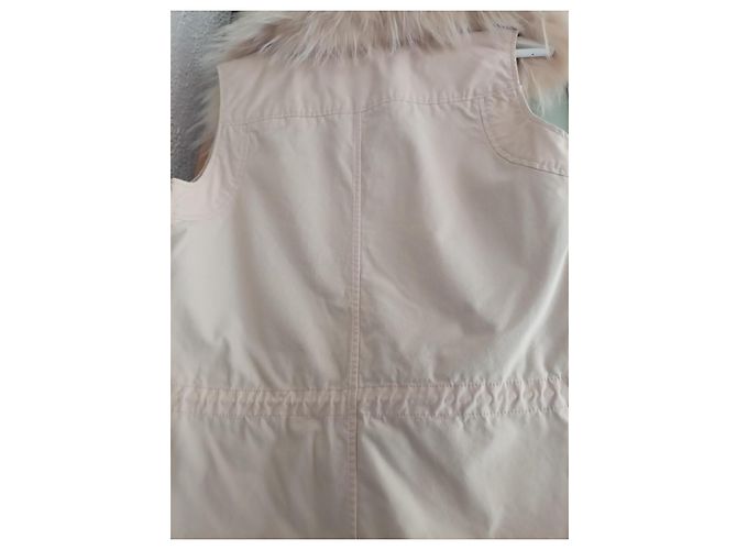 Yves Salomon ARMY Hellrosa Baumwoll-Parka - Ansicht 10