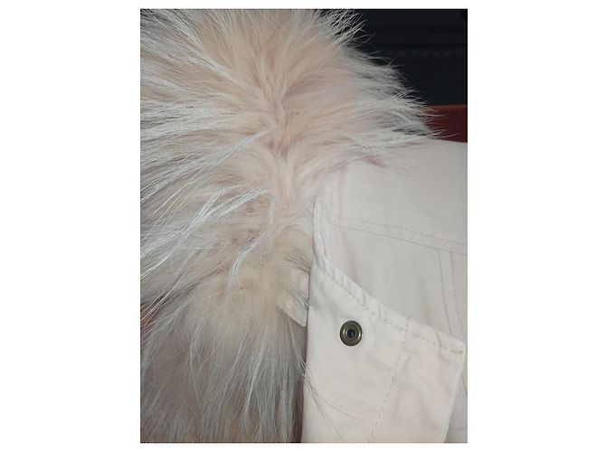 Yves Salomon ARMY Hellrosa Baumwoll-Parka - Ansicht 12