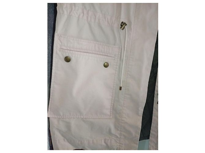 Yves Salomon ARMY Hellrosa Baumwoll-Parka - Ansicht 2