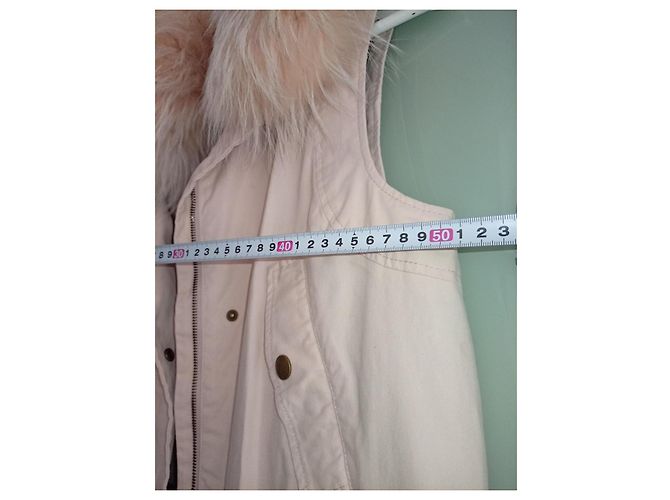Yves Salomon ARMY Hellrosa Baumwoll-Parka - Ansicht 3
