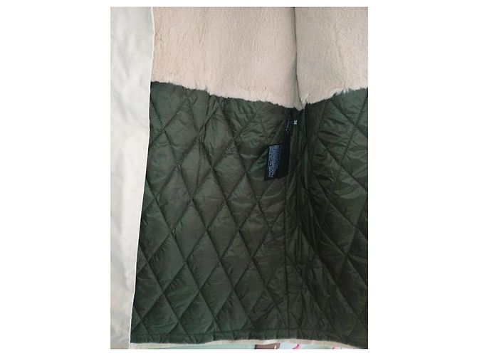Yves Salomon ARMY Hellrosa Baumwoll-Parka - Ansicht 7