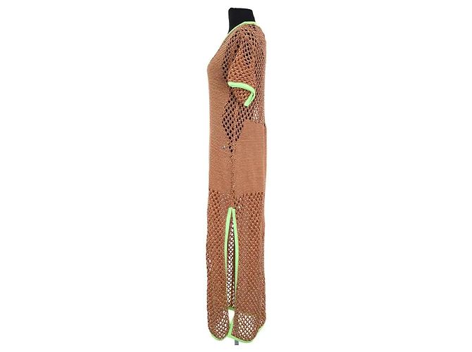 Autre Marque Vestido PH5 de viscosa marrón Talla L Castaño - vista 3
