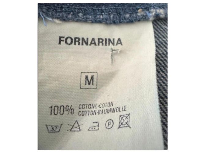 Fornarina Falda Maxi Denim Patchwork - IT 44 Azul - vista 2