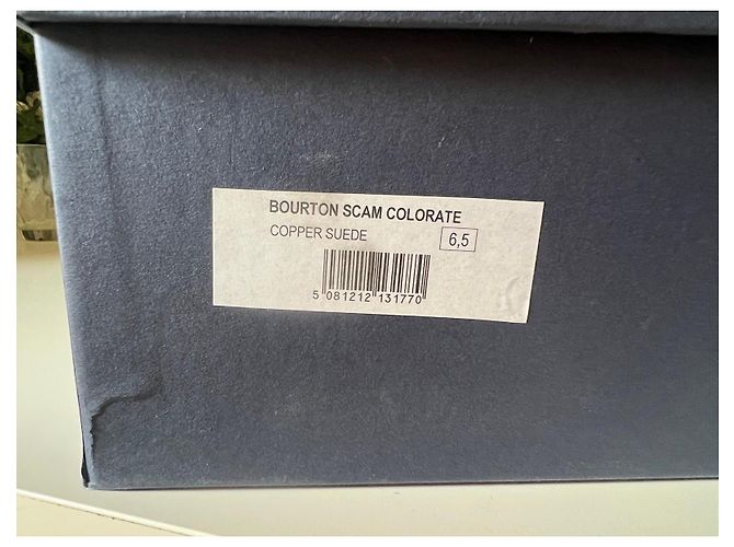 Autre Marque Tricker's Bourton Scarpe stringate in camoscio arancione - vista 8