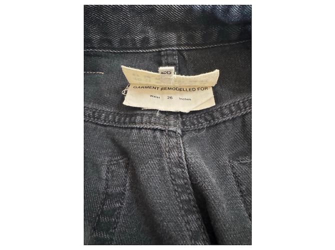 Maison Martin Margiela Maison Margiela "Garment Remodeled For" Vaqueros de Pierna Ancha Negros - vista 4