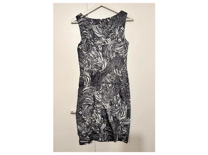 Vestido Paul Smith Black Label Estampado Negro Blanco - vista 2