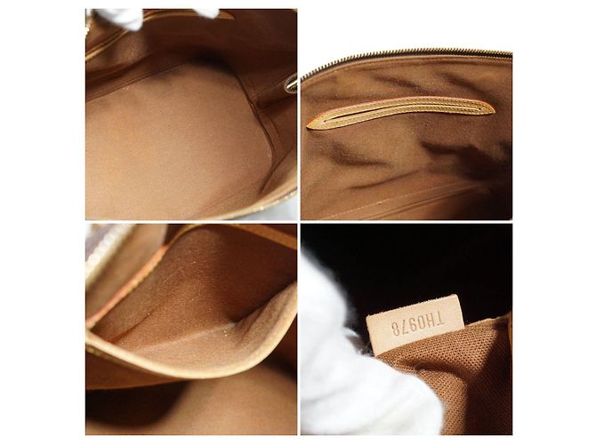 Louis Vuitton Alma PM Handtasche aus Vintage Monogram Canvas Braun - Ansicht 5