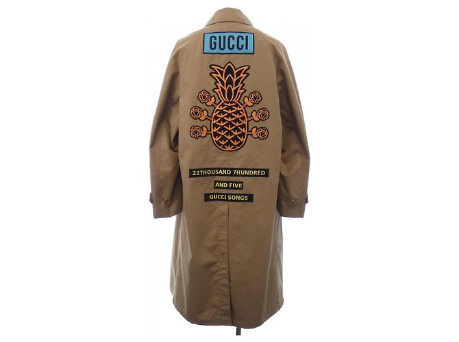 Abrigo de lana Gucci Castaño - vista 2