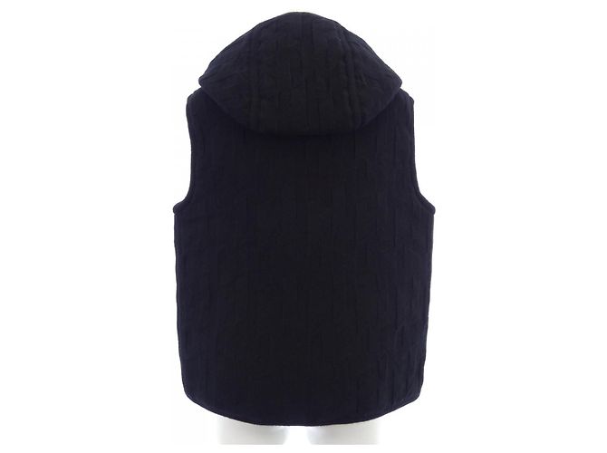 Hermès Chaleco acolchado con motivo H Hermes Negro - vista 2