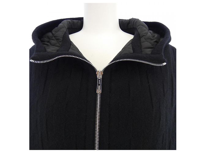Hermès Chaleco acolchado con motivo H Hermes Negro - vista 5