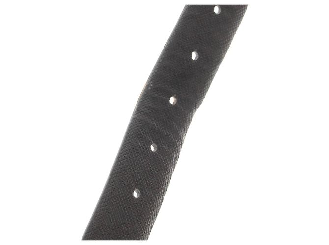 Autre Marque Cinturón de cuero con relieve DE.CO.CA Negro - vista 8