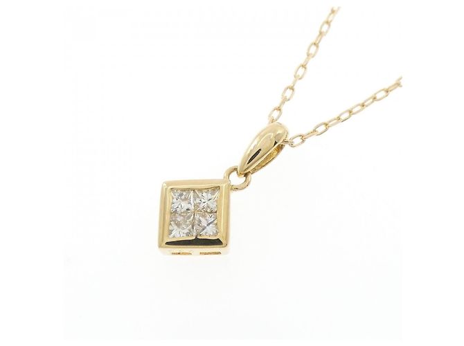 Autre Marque Collana con diamante Au750 D'oro - vista 3