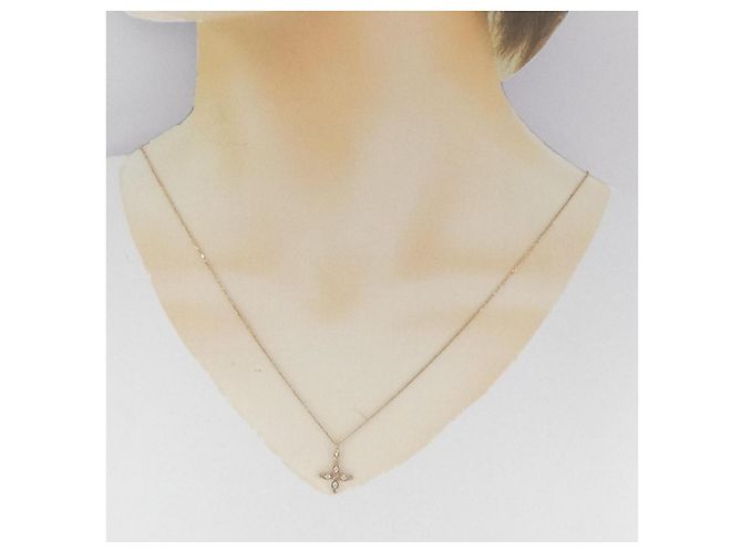 Autre Marque Collana con Diamanti Au750 Rosa - vista 6