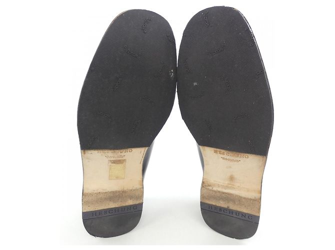 Autre Marque Scarpe stringate in pelle Heschung Nero - vista 4