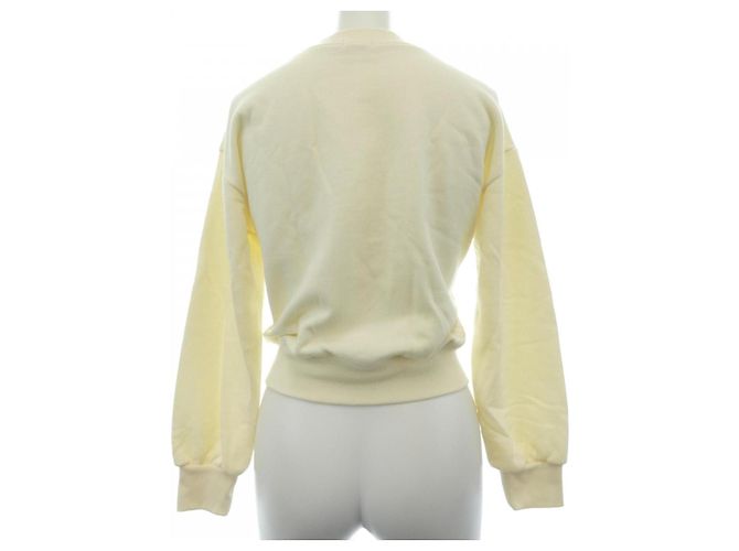 Autre Marque Dressterior Baumwoll-Sweatshirt Beige - Ansicht 2