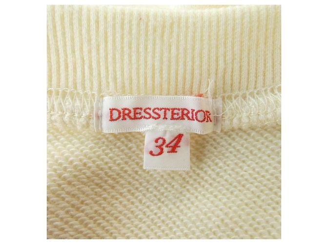 Autre Marque Dressterior Baumwoll-Sweatshirt Beige - Ansicht 4