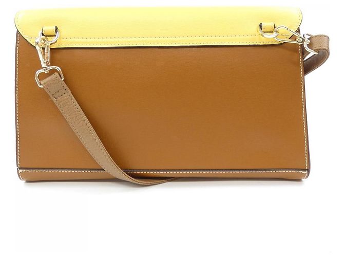 Autre Marque Borsa Tote RIPANI Marrone Bianco Giallo - vista 3