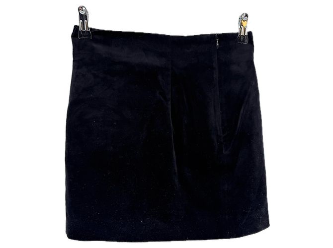 Autre Marque Falda de terciopelo negro LEDAIR - vista 2