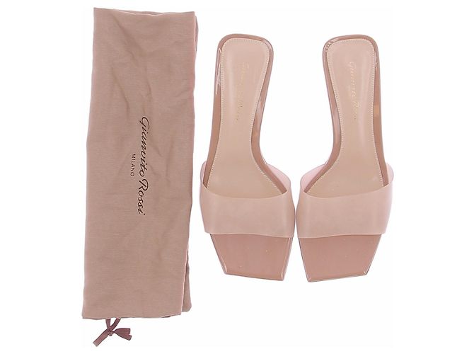 Gianvito Rossi Mules mit Absatz Beige - Ansicht 6