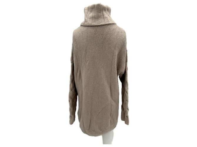 Autre Marque Maglione a treccia beige VARANA in cashmere - vista 2