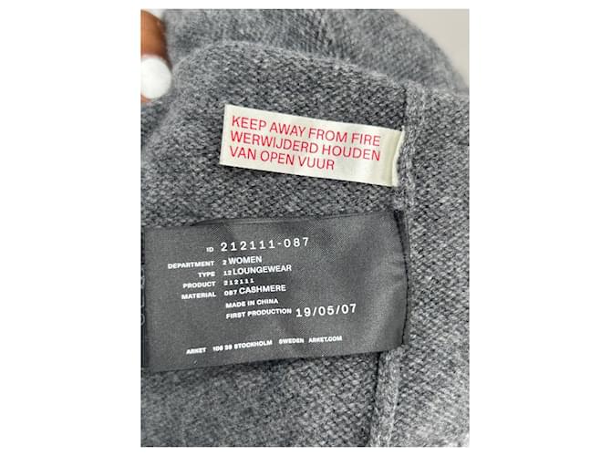 Autre Marque ARKET Rollkragenpullover aus Kaschmir in Grau - Ansicht 6
