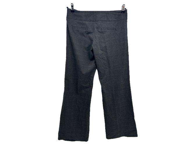 Autre Marque Pantalones de cuadros SAVIDA grises de algodón - vista 2