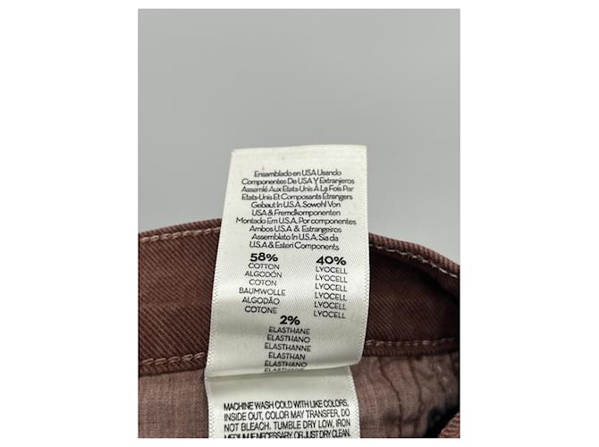 Vaqueros Mother marrones de algodón talla 25 Castaño - vista 5
