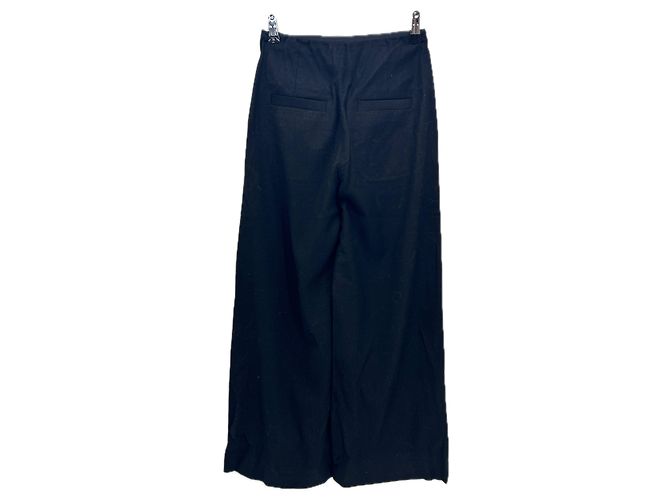 Eric Bompard Schwarze Wollhose - Ansicht 2