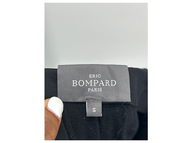 Eric Bompard Schwarze Wollhose - Ansicht 3