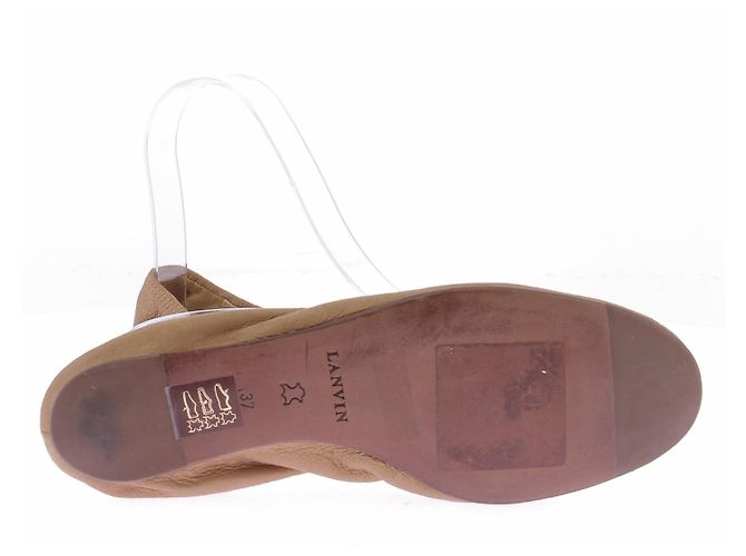 Bailarinas Lanvin de piel beige talla 37 - vista 7
