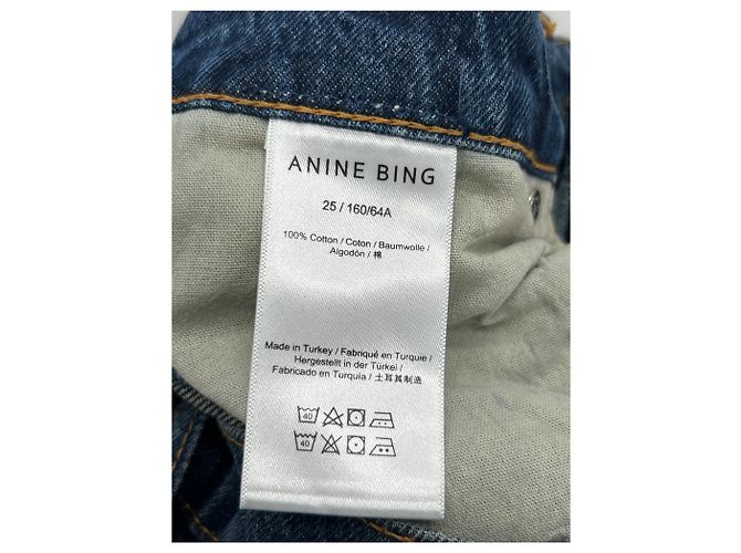 Vaqueros Anine Bing de algodón azul Talla 25 - vista 4