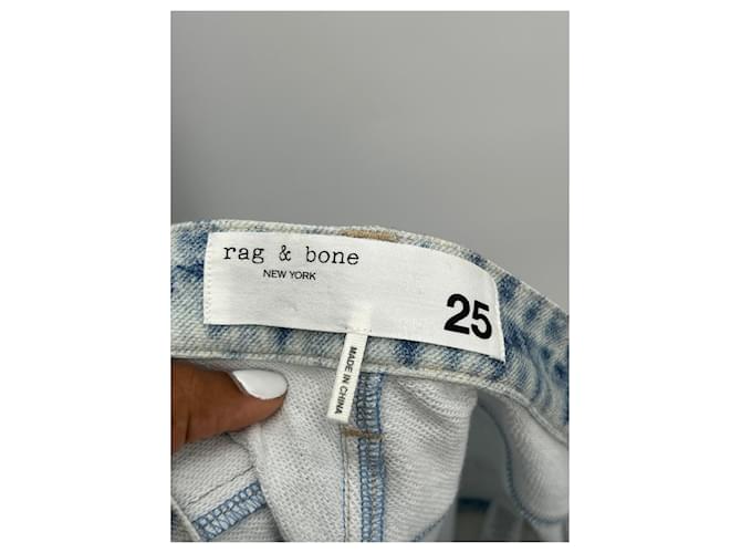 Leggings efecto jean Rag & Bone azul algodón - vista 3
