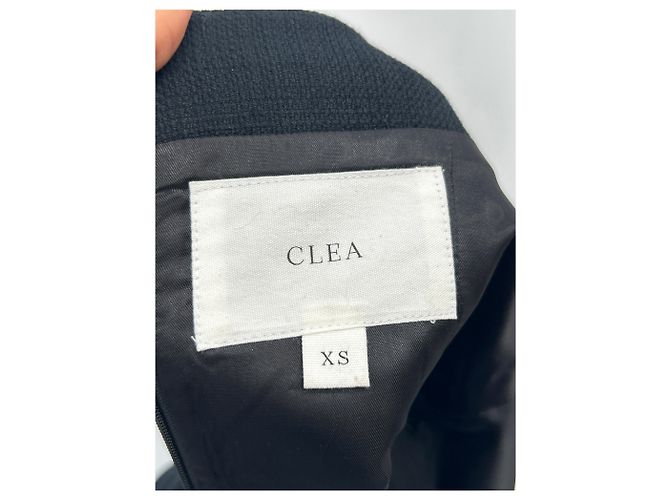 Autre Marque Top CLEA negro de algodón XS - vista 5